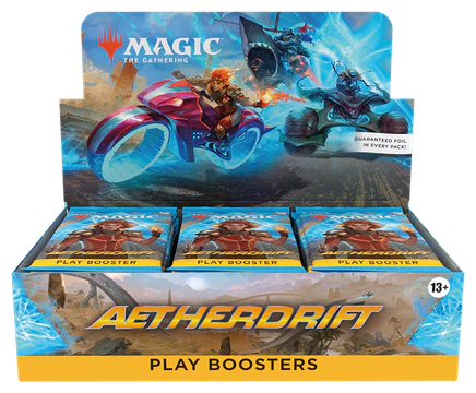 Aetherdrift Play Booster Display