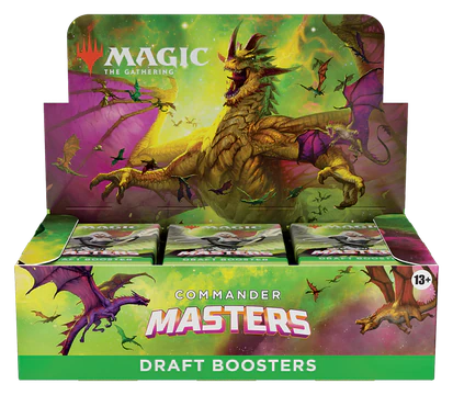 Commander Masters Draft Booster Display