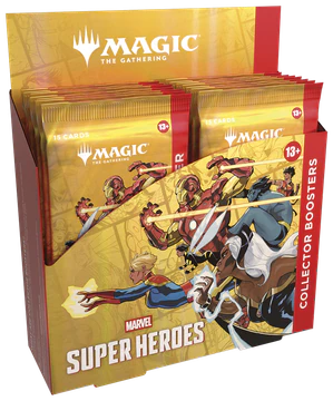 Marvel Super Heroes Collector Booster Display
