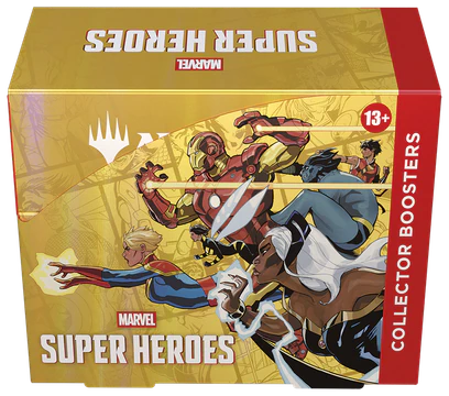 Marvel Super Heroes Collector Booster Display