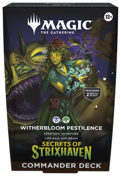 Secrets of Strixhaven Witherbloom Pestilence Commander Deck