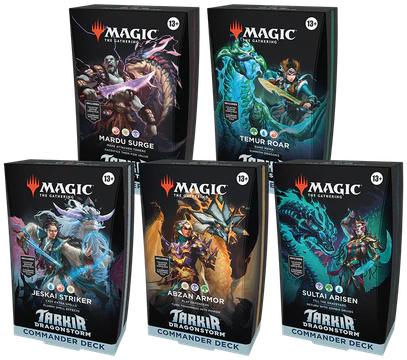 Tarkir: Dragonstorm Commander Decks Set of 5