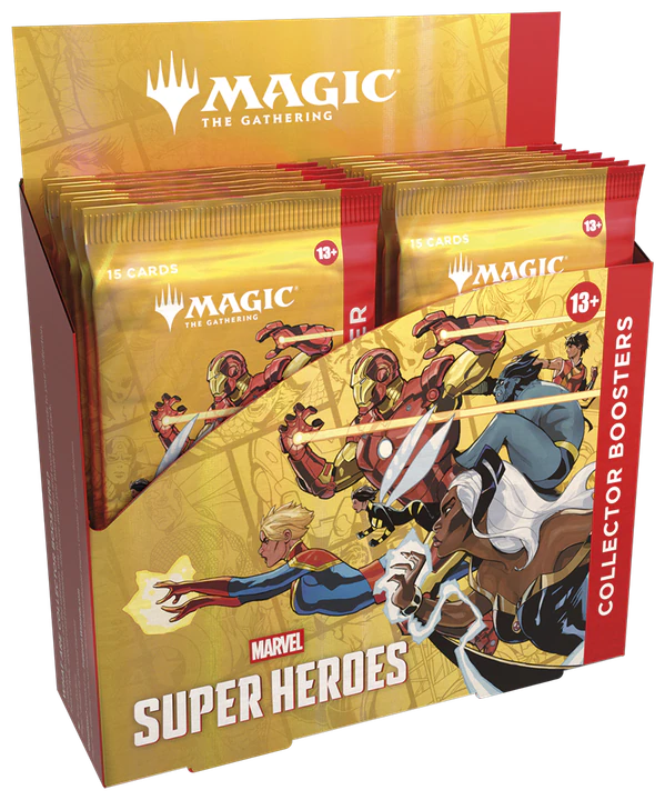 Marvel Super Heroes Collector Booster Display