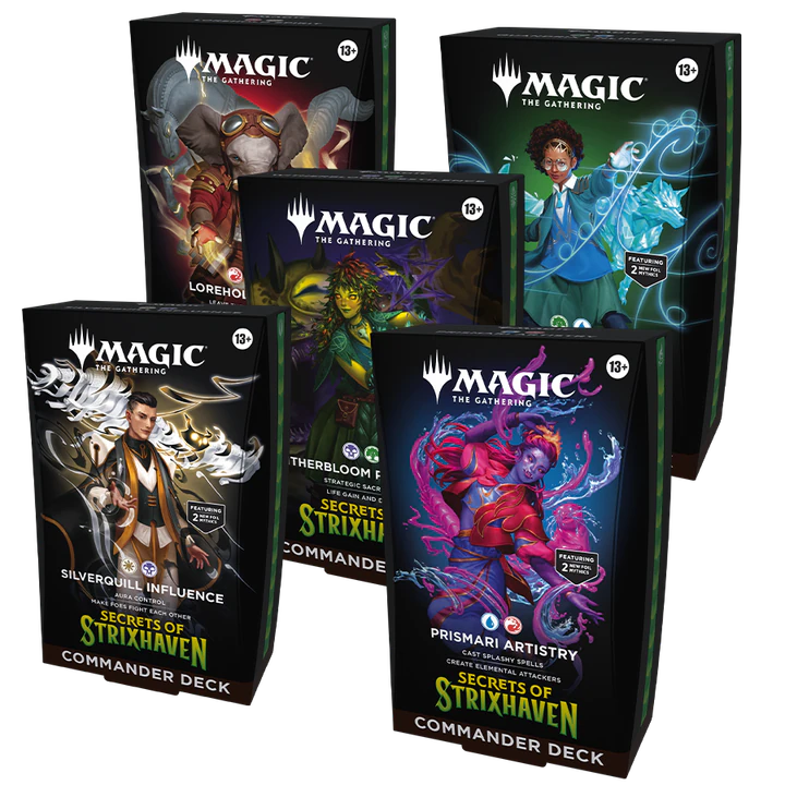 Secrets of Strixhaven Commander Decks Set of 5