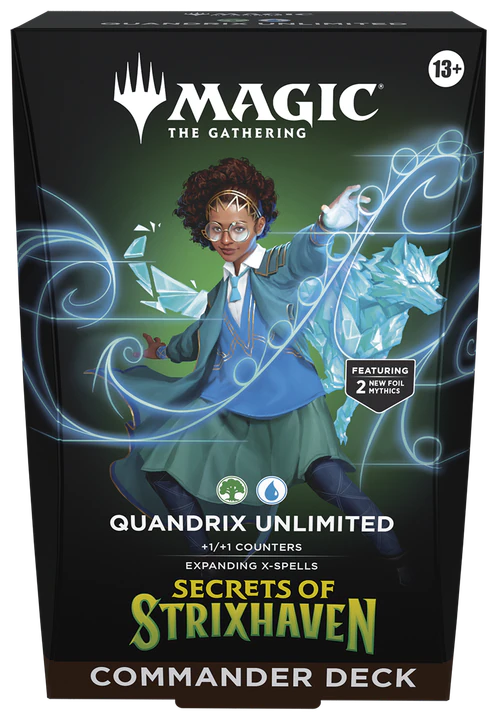 Secrets of Strixhaven Commander Deck Quandrix Unlimited